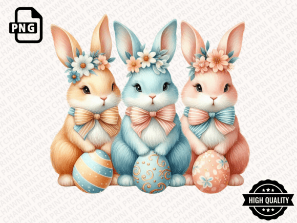 Download Happy Easter PNG Coquette Easter Bunny - Premium Resources