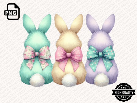 Download Happy Easter PNG Coquette Easter Bunny - Premium Resources