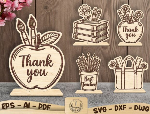 Download Teacher Laser Cut Files SVG Bundle - Laser cut file Collection