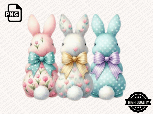 Download Happy Easter PNG Coquette Easter Bunny - Premium Resources